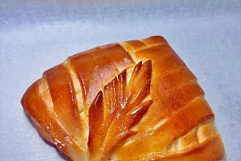 Пирог 150 гр с треской и сыром