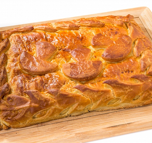 картинка Пирог 1 кг с картофелем, сыром и грибами от Венского Пекаря