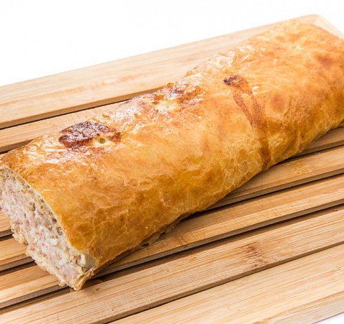 картинка Штрудель с мясом 1 кг от Венского Пекаря