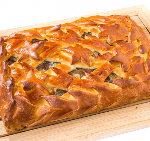 картинка Пирог 1 кг c грушей, медом и корицей от Венского Пекаря